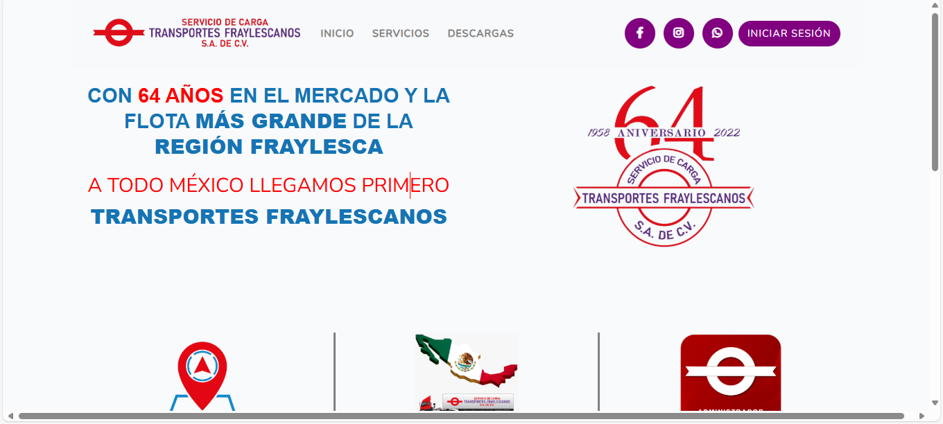 Landing Fraylescanos - Transporte